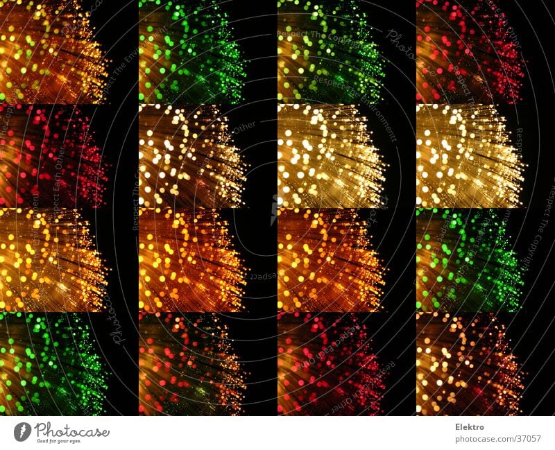 Glasfaser (Nikon) Sampler Bildschirm Lampe Nacht mehrfarbig Low-Tech Lomografie Konzentration Farbe fastnachtsdienstag sampler