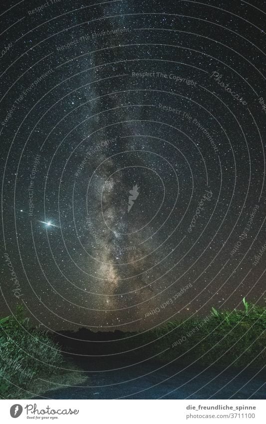 Milchstraße I Azoren Madalena Pico Portugal Landschaft Außenaufnahme Natur Menschenleer Sterne Himmel Nachthimmel Milchstrasse Astronomie Sternbild sterne