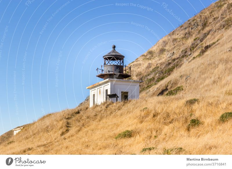 Der verlassene Leuchtturm von Punta Gorda an der Verlorenen Küste, Kalifornien punta verirrt Haus Pazifik Landschaft reisen Strand Licht Meer blau Wasser alt