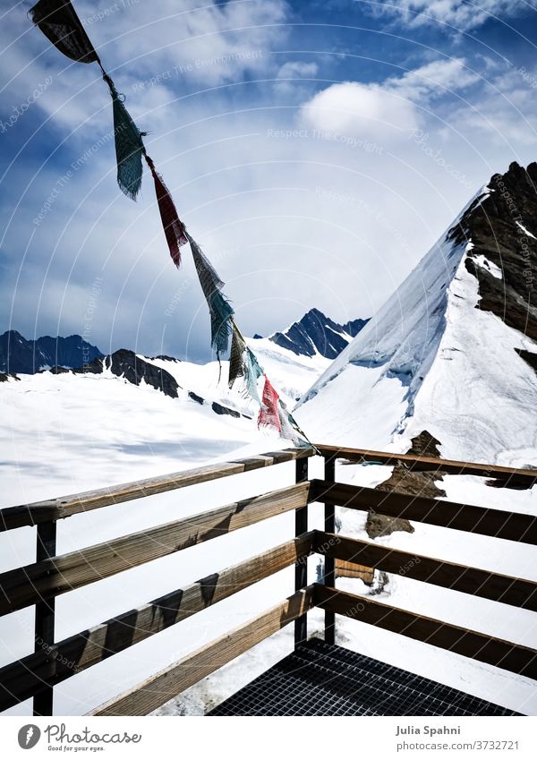 Berge jungfraujoch mönchsjochhütte Alpen Gletscher Schnee Winter alpin Landschaft