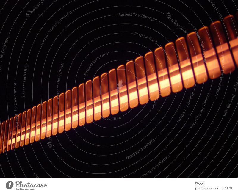 Wärmequelle Physik dunkel Elektrisches Gerät Technik & Technologie heizstrahler orange Lampe niggl