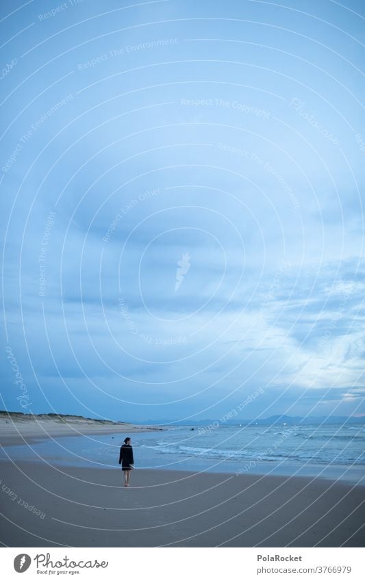 #A2# Wellen am Abend Meer Küste ufer Spaziergang spazieren laufen Strand Sand Barfuß genießen entspannend erholen Erholung Frau Wasser Sommer