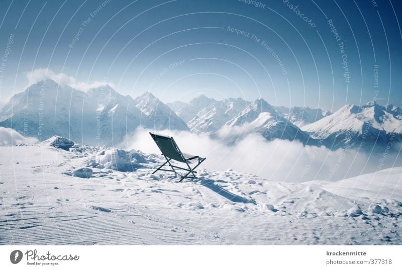 Freie Sicht auf die Alpen Umwelt Landschaft Himmel Horizont Winter Klima Wetter Nebel Eis Frost Schnee Felsen Berge u. Gebirge Gipfel Schneebedeckte Gipfel