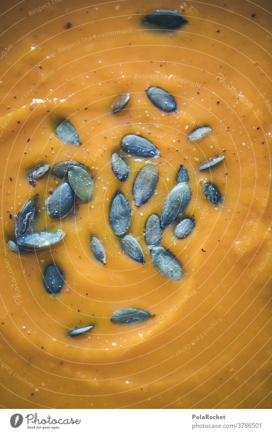 #A# Herbst und Kürbis-Suppe orange Gesunde Ernährung Bioprodukte Lebensmittel Gemüse Farbfoto Mittagessen Essen Herbstgefühle Herbstbeginn herbstlich