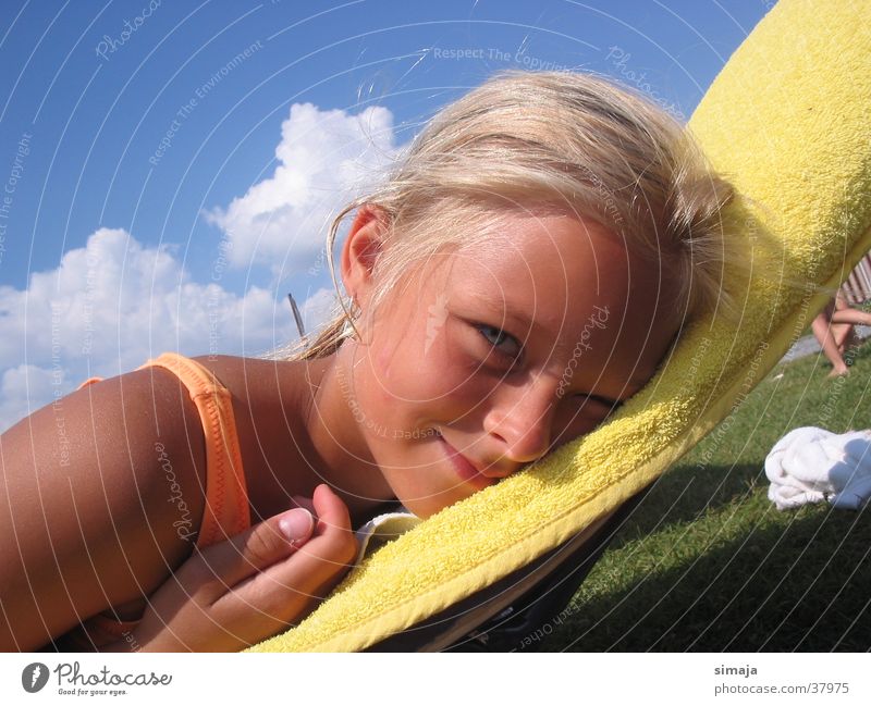 Sommerspaß Kind Strand Gute Laune Frau