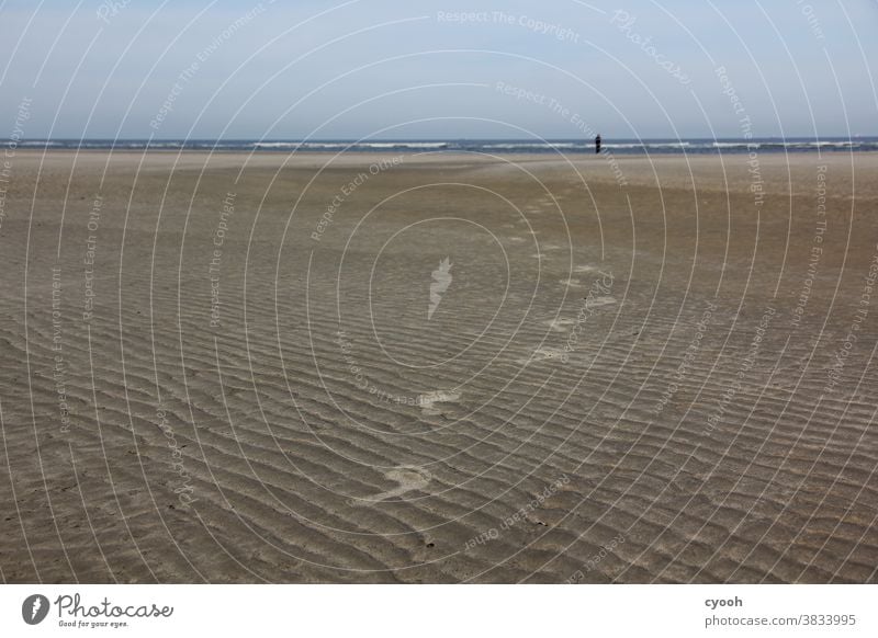 ich folge dir... Spuren Sand Strand Langeoog Nordsee Ostfriesische Inseln Ostfriesland Sandstrand Fuß Fußspur Vergänglichkeit folgen Flut Ebbe entspannung