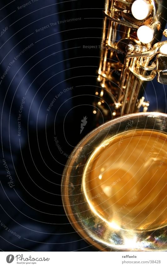 Saxophon Freizeit & Hobby Tenor-Saxophon Musik Detailaufnahme Musikinstrument Musiknoten Musiker