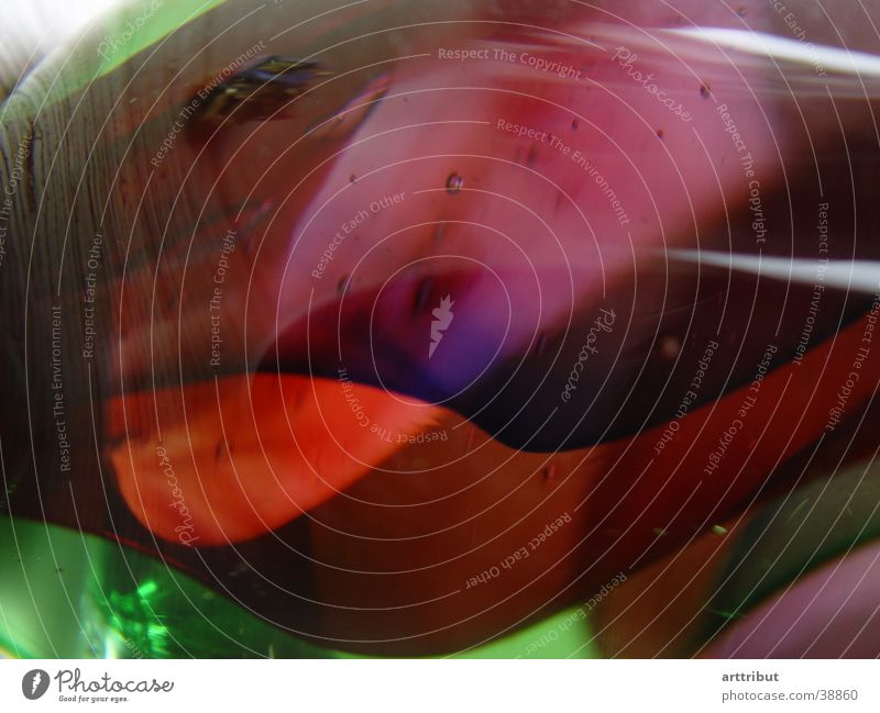 gradient2 Luftblase glänzend Verlauf Makroaufnahme Nahaufnahme Farbe Sättigung Reflektionen Flüssigkeit