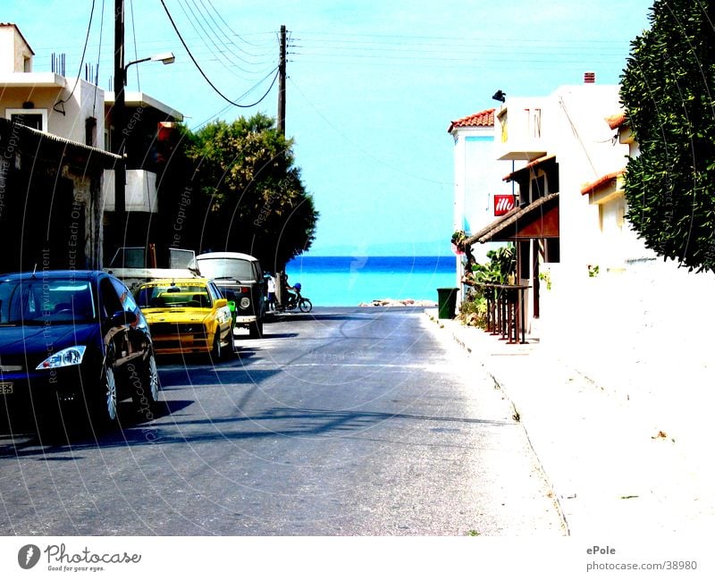 Weg zum Meer Griechenland Samos Wege & Pfade Straße Insel