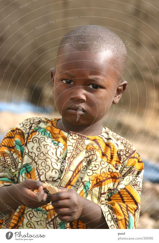 David Porträt Kind Afrika Ferien & Urlaub & Reisen Safari Sambia Farbe