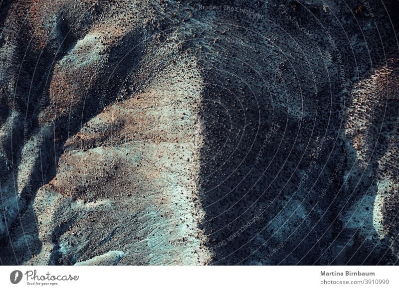 Luftaufnahme und Nahaufnahme der Landschaft des Arches-Nationalparks, Utah Antenne Mondlandschaft übersehen Kamm Ansicht von oben nach unten Venen reisen Natur