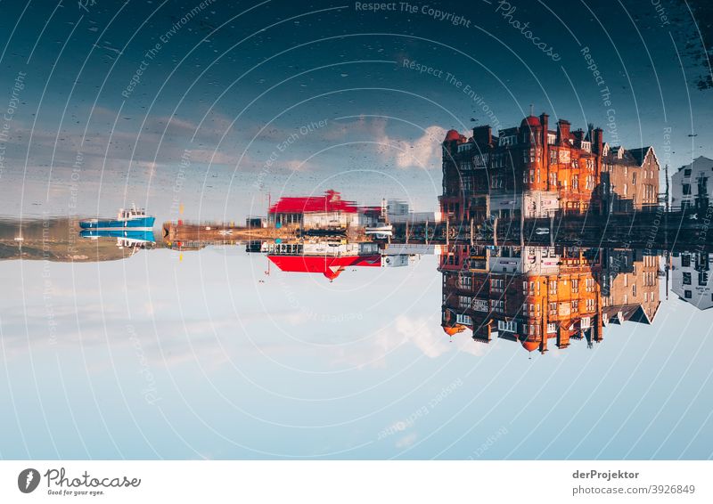 Hafen in Oban/Schottland bei Sonnenaufgang III Freizeit_2017 Joerg Farys derProjektor dieProjektoren Starke Tiefenschärfe Sonnenstrahlen Sonnenlicht Silhouette
