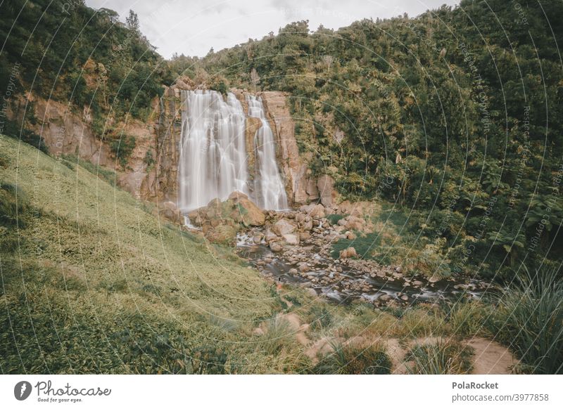 #AS# Wasserfallliebe II mächtig Außenaufnahme Tag Wald Landschaft grün überwältigt lebendig anders Abenteuer naturbelassen Tourismus beobachten Wildnis Umwelt
