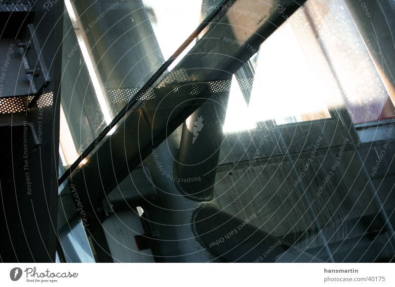 Archazon Stahl Gegenlicht Gebäude Architektur Glas Sonne Schatten