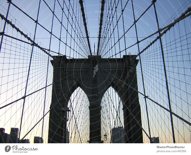 The Brooklyn Bridge New York City Brücke brooklyn brigdge Netz