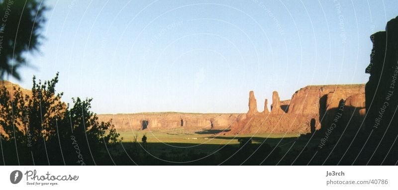 Monument Valley am Morgen Utah Naturschutzgebiet Cowboy Wildnis Zigarettenmarke South West Landscape USA