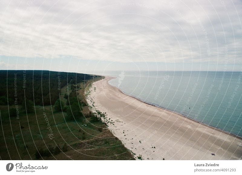 Ostseeküste Küste Küstenlinie Küstenstreifen MEER Strand malerisch reisen Tourismus Meereslandschaft Landschaft Lettland Natur Ferien & Urlaub & Reisen Sand