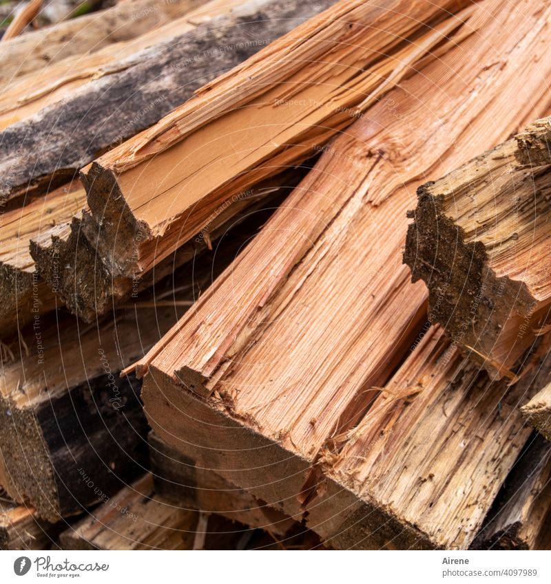 noch ein Scheit nachlegen Holz Brennholz Holzstapel Holzscheit Brennmaterial Heizmaterial Holzstoß Stapelholz augestapelt Holzfäller Forstwirtschaft