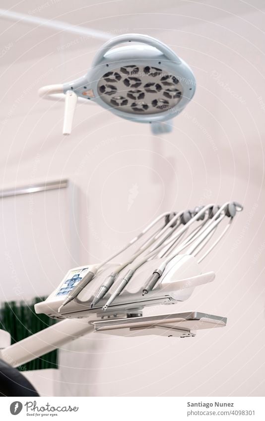 Zahnarzt Ausrüstung Nahaufnahme abschließen Klinik Medizin Zahnmedizin dental Gerät medizinisch Pflege Hygiene Gesundheit Werkzeug Gesundheitswesen