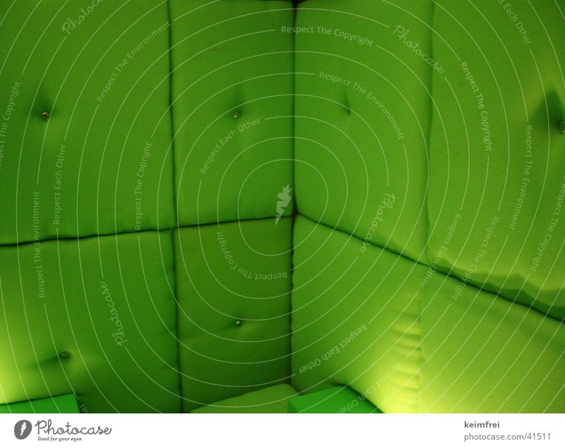 algensofa grün Sofa Leder Weichzelle Polster giftgrün hellgrün weich gemütlich bequem Hintergrundbild Textfreiraum oben
