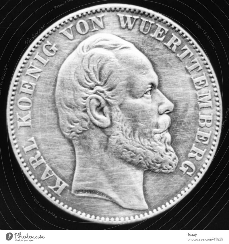 altes eisen historisch Münze Taler Makro