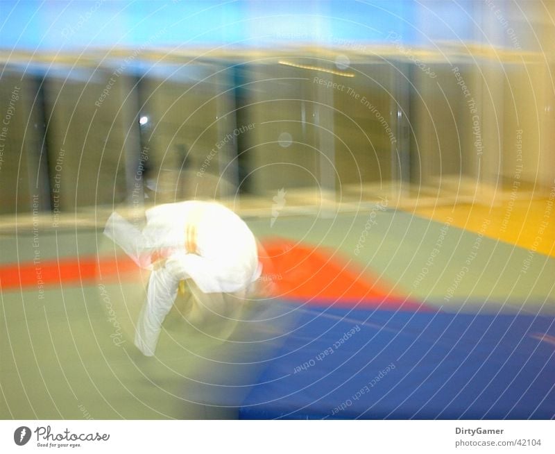 SlowMotion Judo Salto Sport Bewegung
