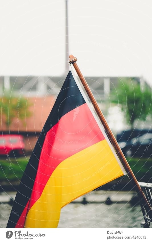 Deutschlandfahne Deutschlandflagge Flagge Patriotismus Deutsche Flagge Nationalflagge Politik & Staat Fahne deutsch