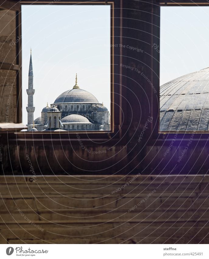 A Room with a View Istanbul Türkei Hauptstadt Altstadt Fenster Sehenswürdigkeit Wahrzeichen ästhetisch außergewöhnlich historisch schön Islam Moschee