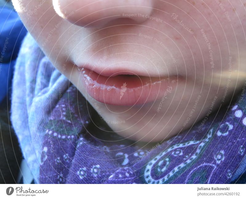Kinder Mund Gesicht Nase Mädchen Kindheit Lippen Farbfoto Haut Mensch Porträt Außenaufnahme jung Junge Kindergartenkind Nahaufnahme Close Up 3-8 Jahre schön