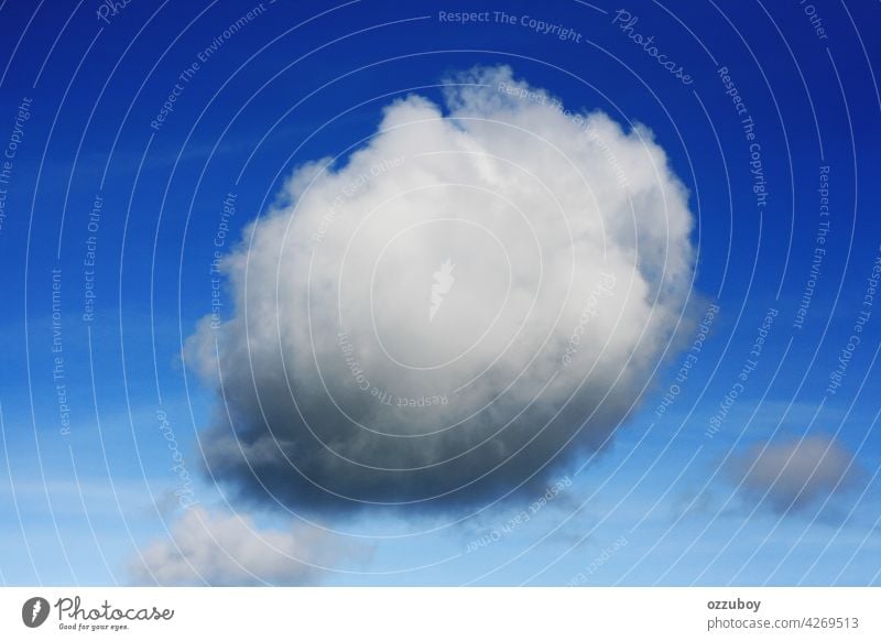 flauschige Wolke Hintergrund fluffig Wetter blau Cloud Natur Himmel Wolkenlandschaft Himmel (Jenseits) Bild weiß horizontal Air Schönheit niemand Tag im Freien