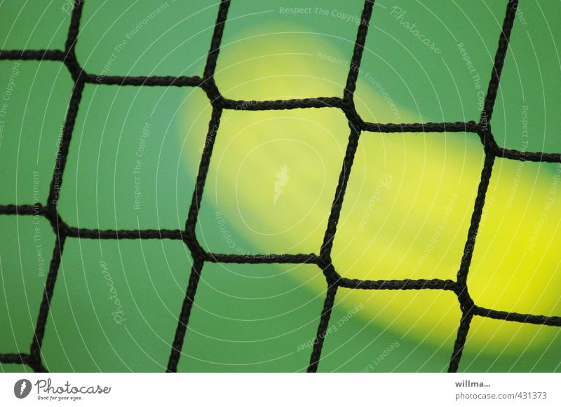 Feldhockey Sport Tor Hockeyschläger Fußballtor gelb grün Netz Tornetz