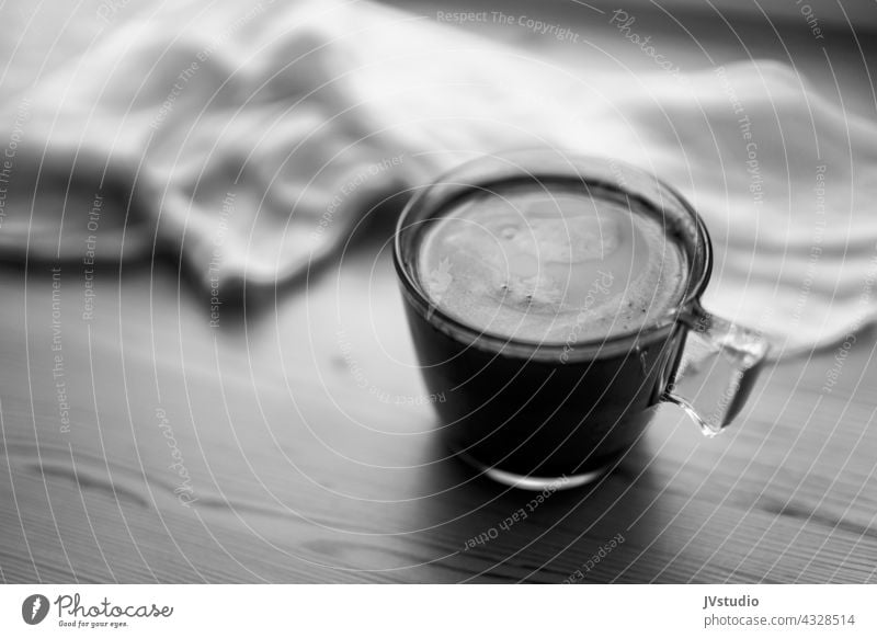 Morgenkaffee Kaffee Kaffeepause Schwarzweißfoto noir Ambiente Erholung Stimmung
