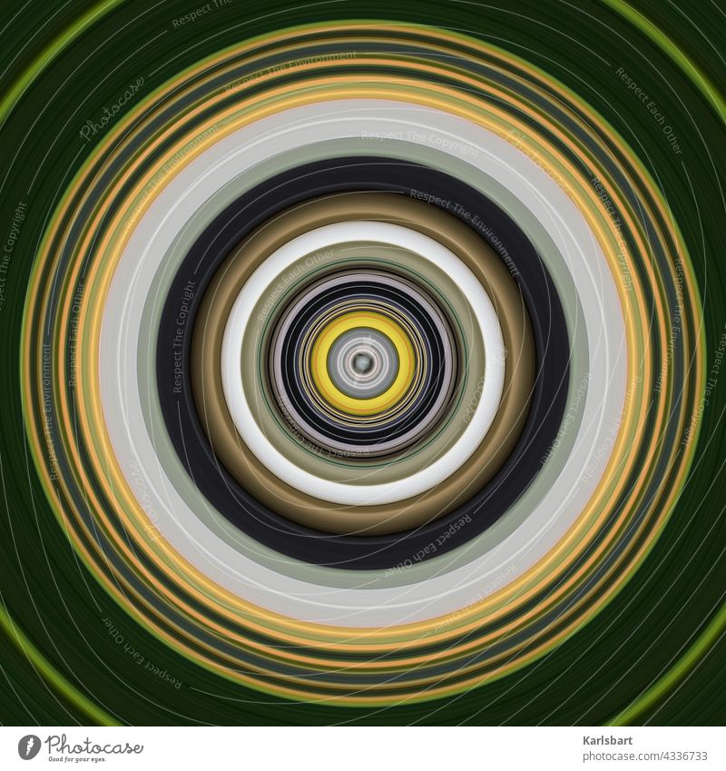 Circle 3583 Kreis rund Farbe Licht abstrakt mehrfarbig Punkt Strukturen & Formen Zentrum Linien Kreislauf Grafik u. Illustration Bewegung Design Idee Yoga