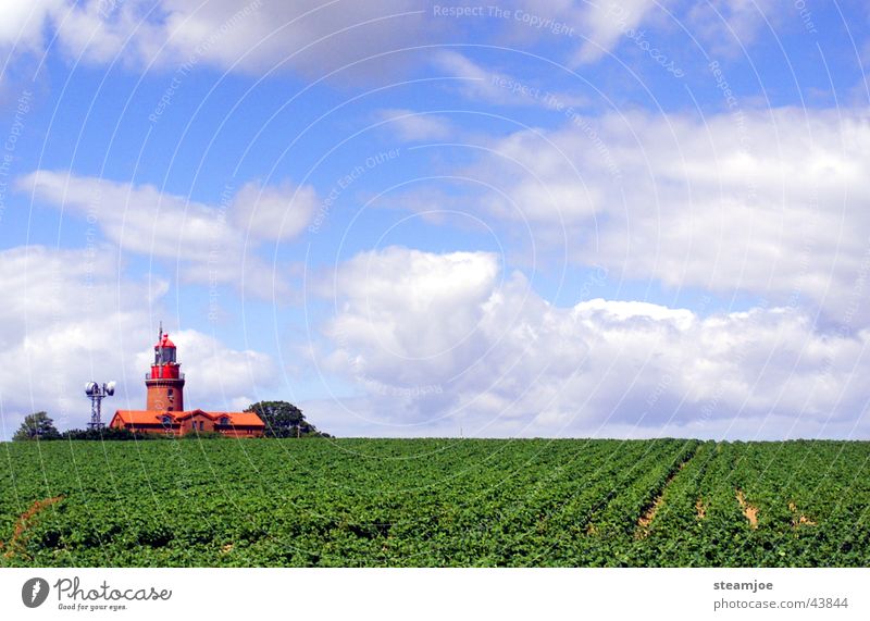 Leuchtturm Bastorf bei Kühlungsborn Mecklenburg-Vorpommern Wolken Architektur Ostsee Landschaft Graffiti Wasserfahrzeug