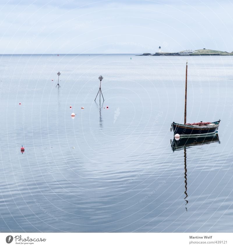 lonely harbour Ferien & Urlaub & Reisen Ausflug Natur Landschaft Wasser Meer Atlantik Stornoway Schottland Großbritannien Äußere Hebriden Isle of Lewis Europa