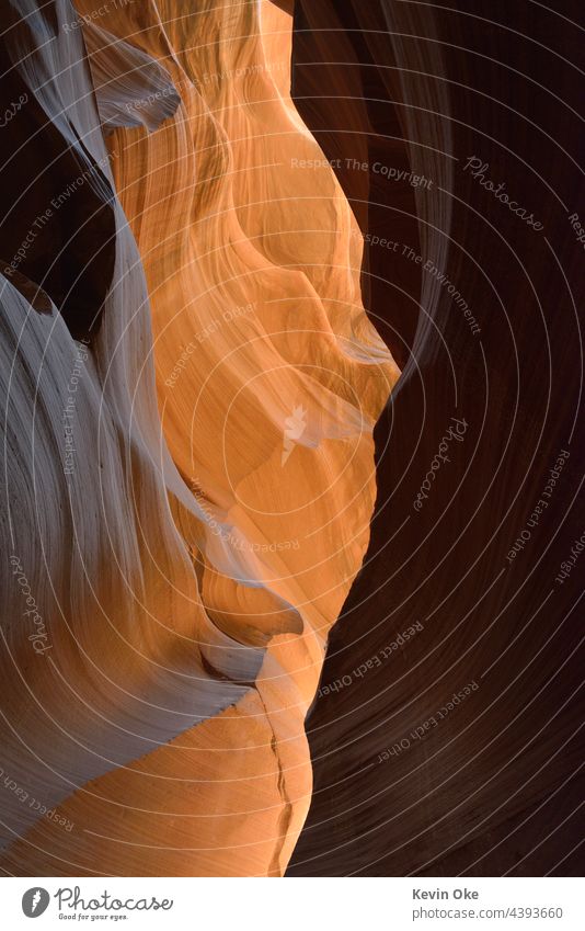 Sandsteinschlucht, unterer Antelope Canyon, Hasdestwazi, LeChee Chapter, Navajo Nation, Arizona untere Antilopenschlucht USA Page Schlucht Coconino Grafschaft