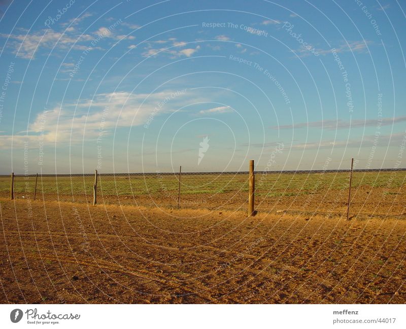 Dog Fence Australien Hundezaun Zaun Wüste Coober Peedy