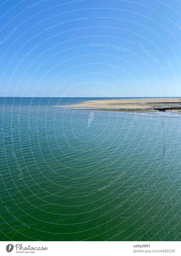 am Arsch der Welt | einer der Schönsten! Nordsee Meer Gezeiten Weite Erholung Wattenmeer Ruhe Amrum Landschaft Wasser blau Himmel Horizont