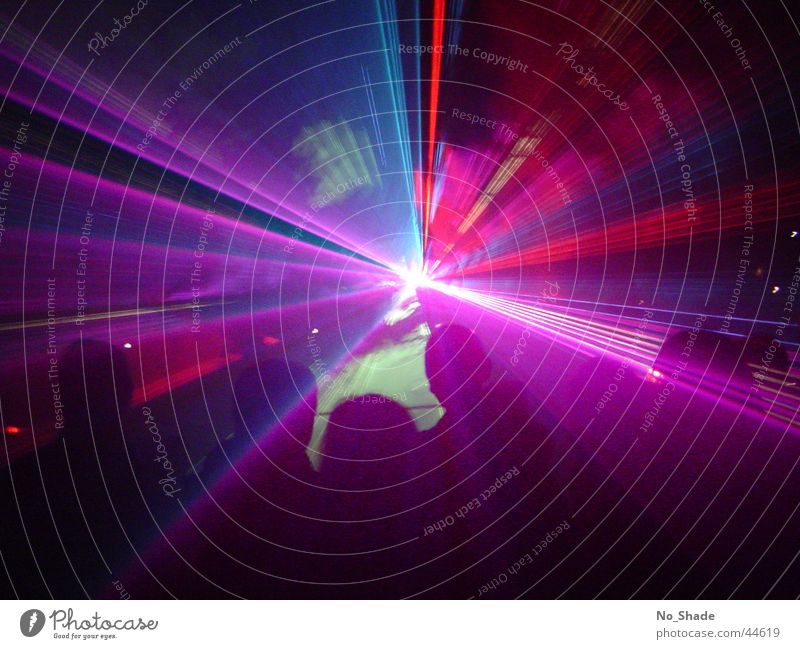 Laser 1 Licht Lasershow Party Disco obskur Lichterscheinung Light Partystimmung