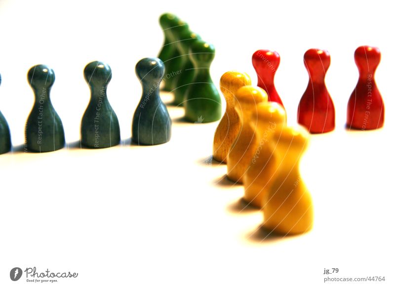 X-Holzköppe Mensch ärgere dich nicht Spielfigur Brettspiel Gesellschaftsspiele mehrfarbig gelb grün rot Versammlung Treffpunkt Freizeit & Hobby Farbe blau