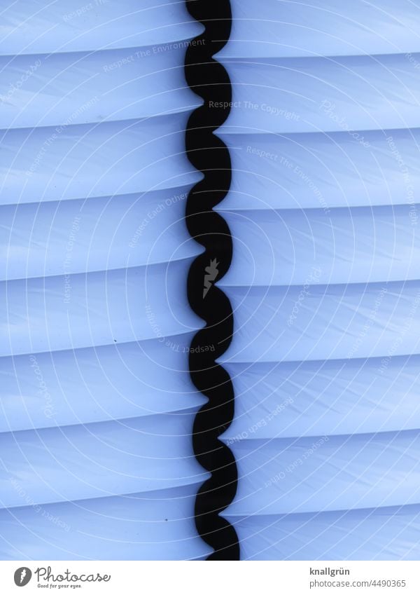 Zwischenraum Kunst Strukturen & Formen Kunststoff abstrakt weiß schwarz Menschenleer Farbfoto Muster Nahaufnahme Detailaufnahme Außenaufnahme Design Streifen