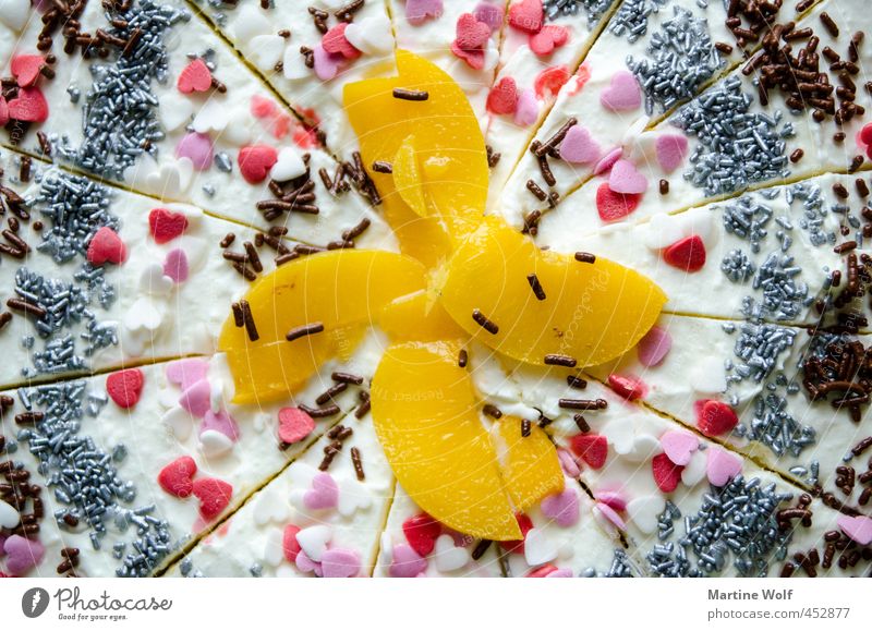 yumyum Kuchen Torte Kaffeetrinken Feste & Feiern lecker süß mehrfarbig Foodfotografie Essen Stückelung Teilung Farbfoto Detailaufnahme
