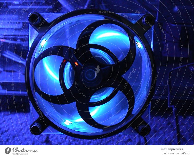 cool lifter Computer Belüftung Kühlung Elektrisches Gerät Technik & Technologie blau Leuchtdiode PC-Lüfter kalt