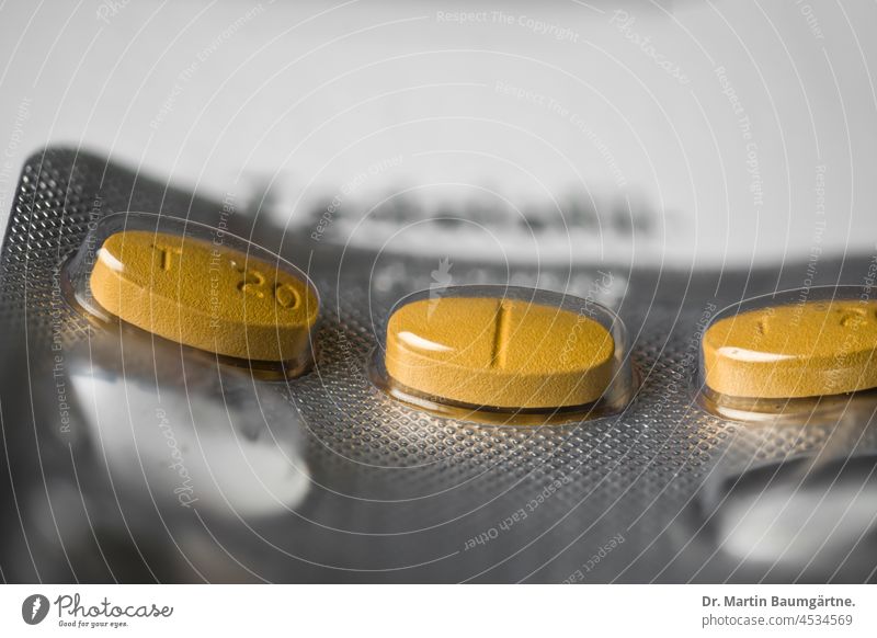 Tadalafil, Filmtabletten 20 mg; Mittel gegen Impotenz und LUTS verblistert Blister Medikament Arzneimittel Impotenzmittel erektionsfördernd lange Halbwertszeit