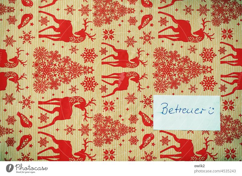 Fürs Kinderheim Weihnachtspäckchen Weihnachtsgeschenk Geschenkpapier Dekoration & Verzierung dekorativ Hirsche Tannenbäume Weihnachtsbäume Sterne Schneeflocken