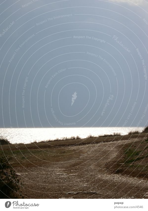 Mittelmeer Impression Licht Reflexion & Spiegelung Küste Horizont Europa Himmel und Meer