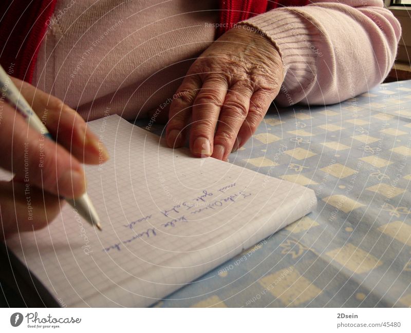 Hände Hand Senior Großmutter Mensch Weiblicher Senior
