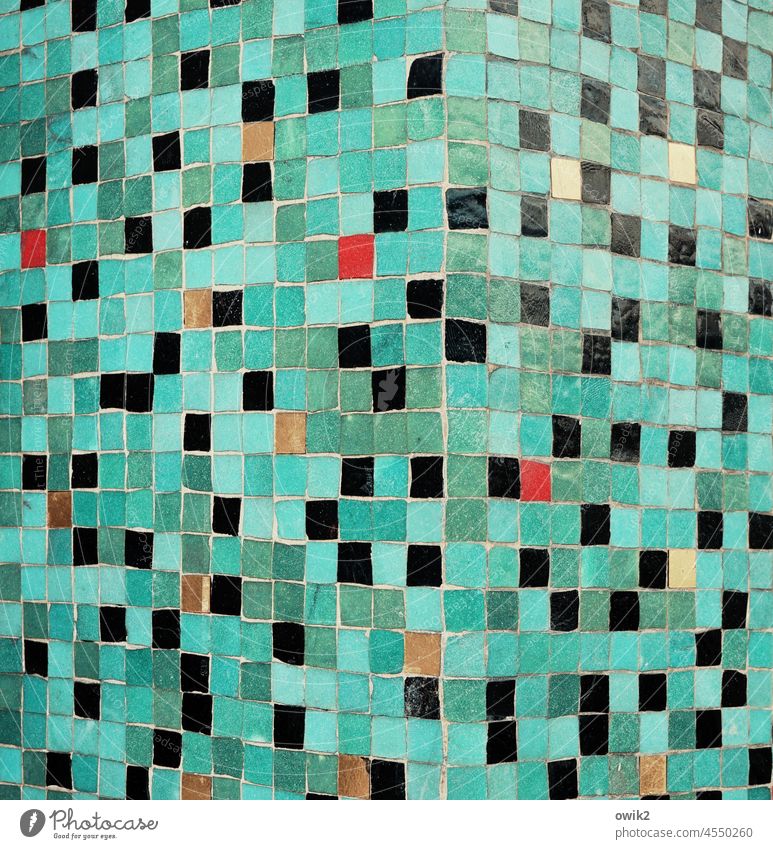 Impressionismus Muster Farbfoto Detailaufnahme abstrakt Mosaiksteinchen Quadrat Bildpunkt gemischt Design Modern Art verrückt wild retro Zufall durcheinander