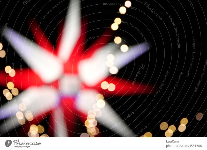Weihnachtsstimmung Stern Sterne Lichter Lichterkette Dekoration & Verzierung Weihnachten & Advent Weihnachtsdekoration leuchten Weihnachtsstern