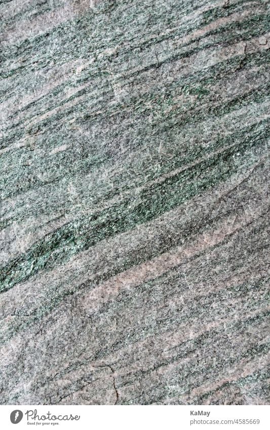 Nahaufnahme der Maserung eines Steins als Hintergrund Hintergründe Textur Muster Wallpaper Background grau Natur hart close-up Texturen gemustert abstrakt